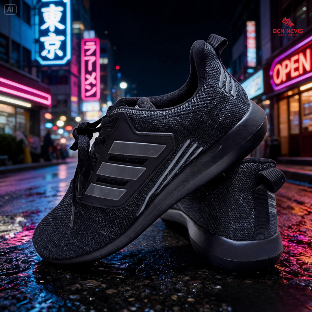 Ben Nevis BNB-1103 Triple Black Sneaker | Export-Grade
