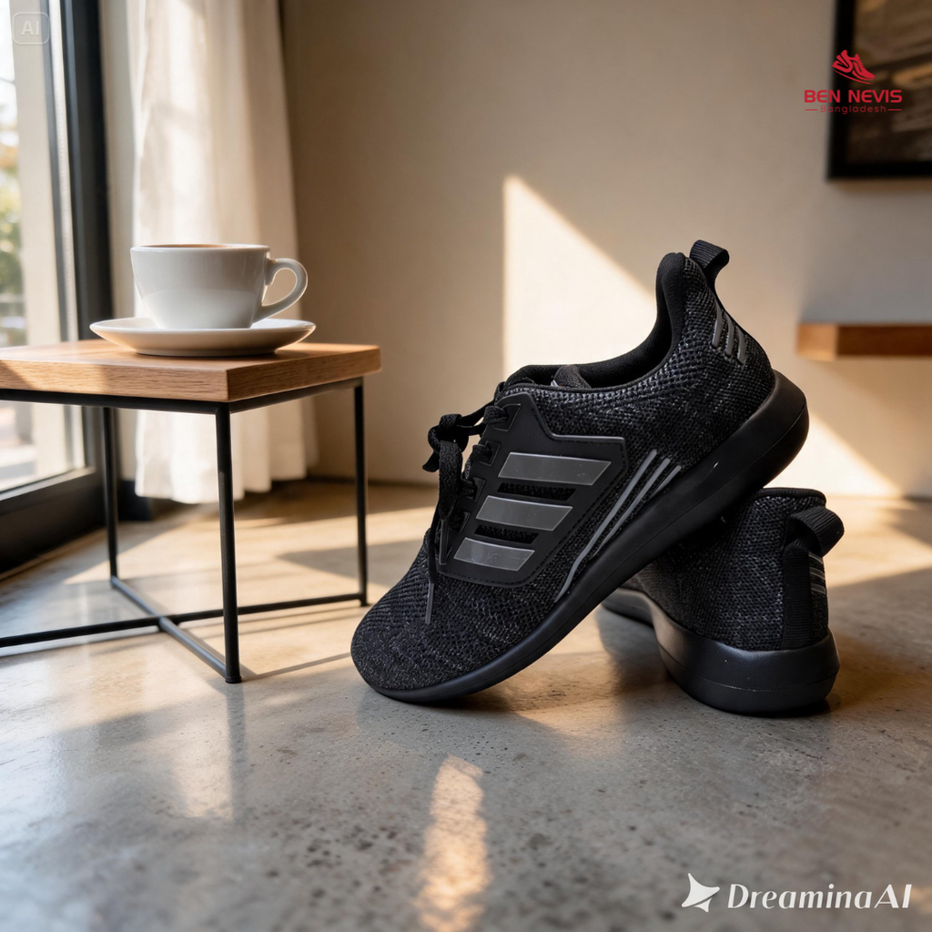Ben Nevis BNB-1103 Triple Black Sneaker | Export-Grade