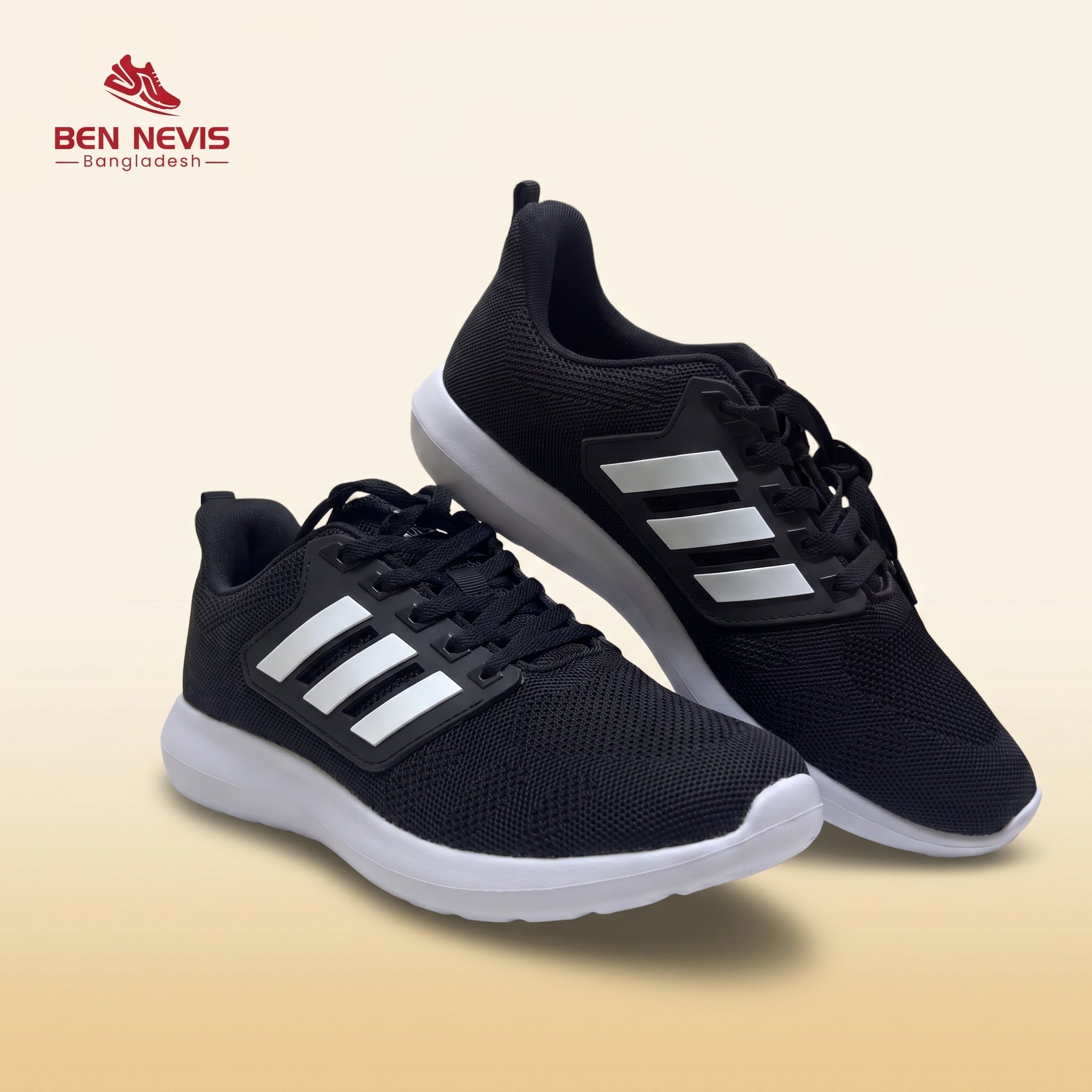 BNB-1104 Stride X Knit Mesh Running Sneaker — Angle Detail | Ben Nevis Bangladesh Export Quality