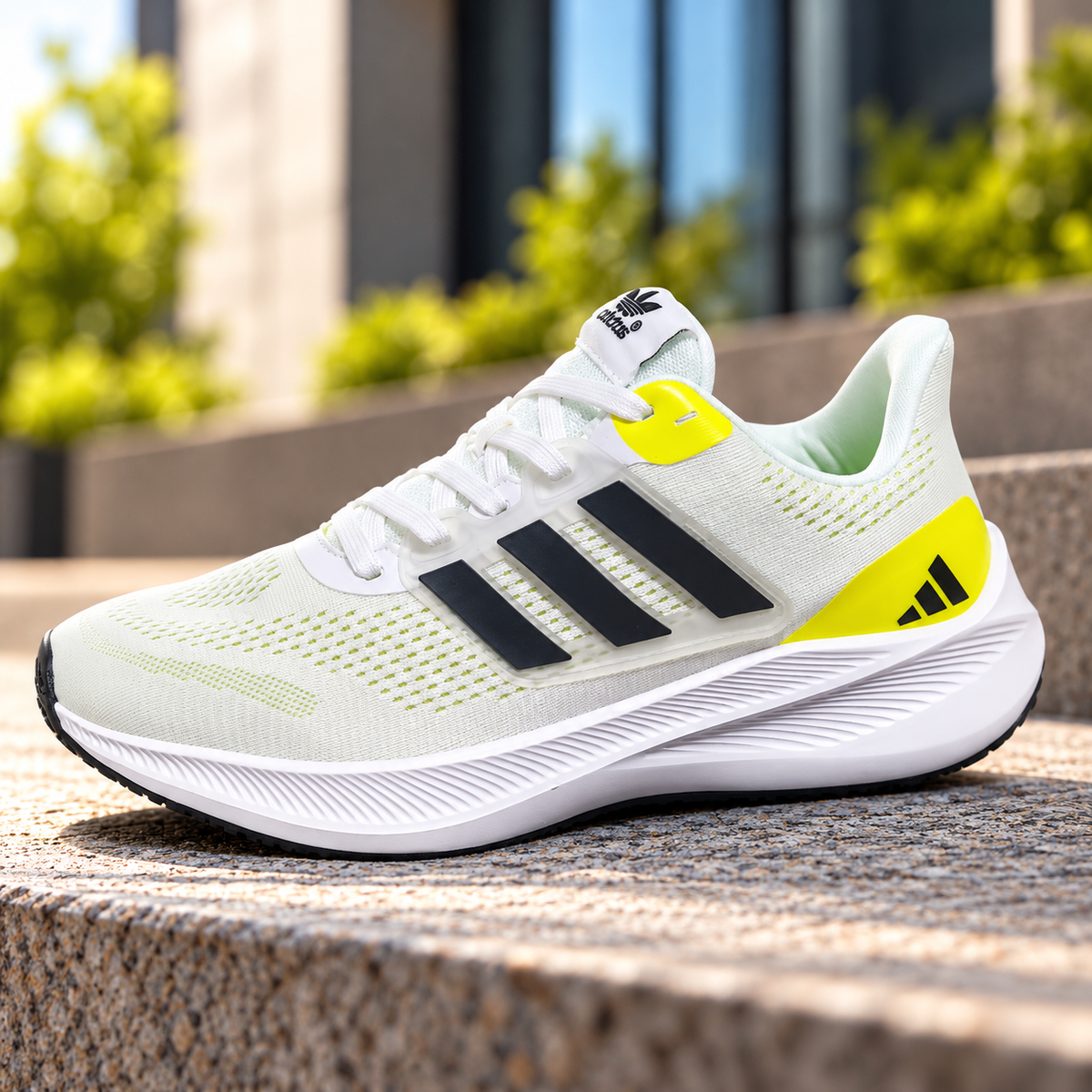 BNB-1125 Stride Pro White | Export-Grade Running Sneaker