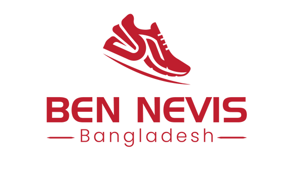 Ben Nevis Bangladesh logo with a shoe icon on a white background