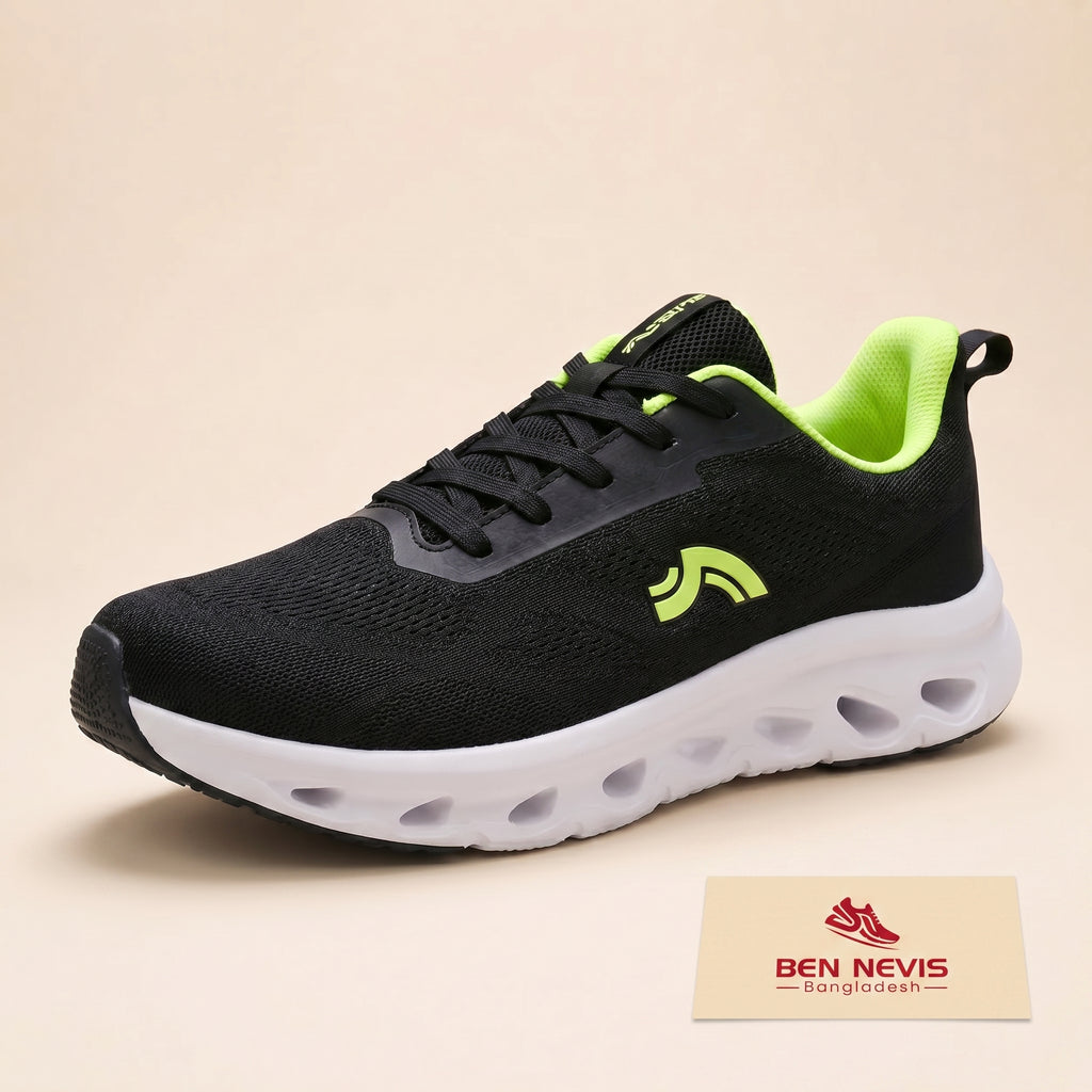 Ben Nevis BNB-1119 Black Volt | Export-Grade Comfort Sneaker