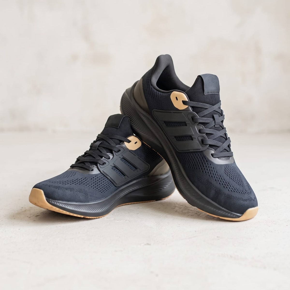 BNB-1124 Stride Pro Black | Export-Grade Running Sneaker