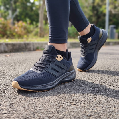 BNB-1124 Stride Pro Black | Export-Grade Running Sneaker